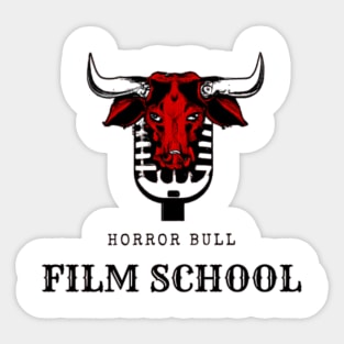 Horror Bull Film School - Bull Mic Sticker